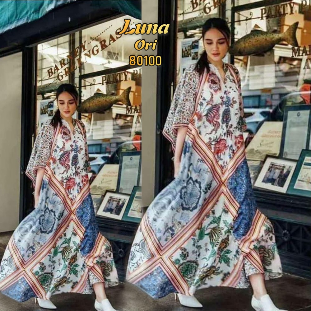 Gamis Pesta Import Jumbo Luna Ori