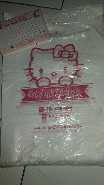 Plastik Plong Sablon Ukuran 30x40 Cm