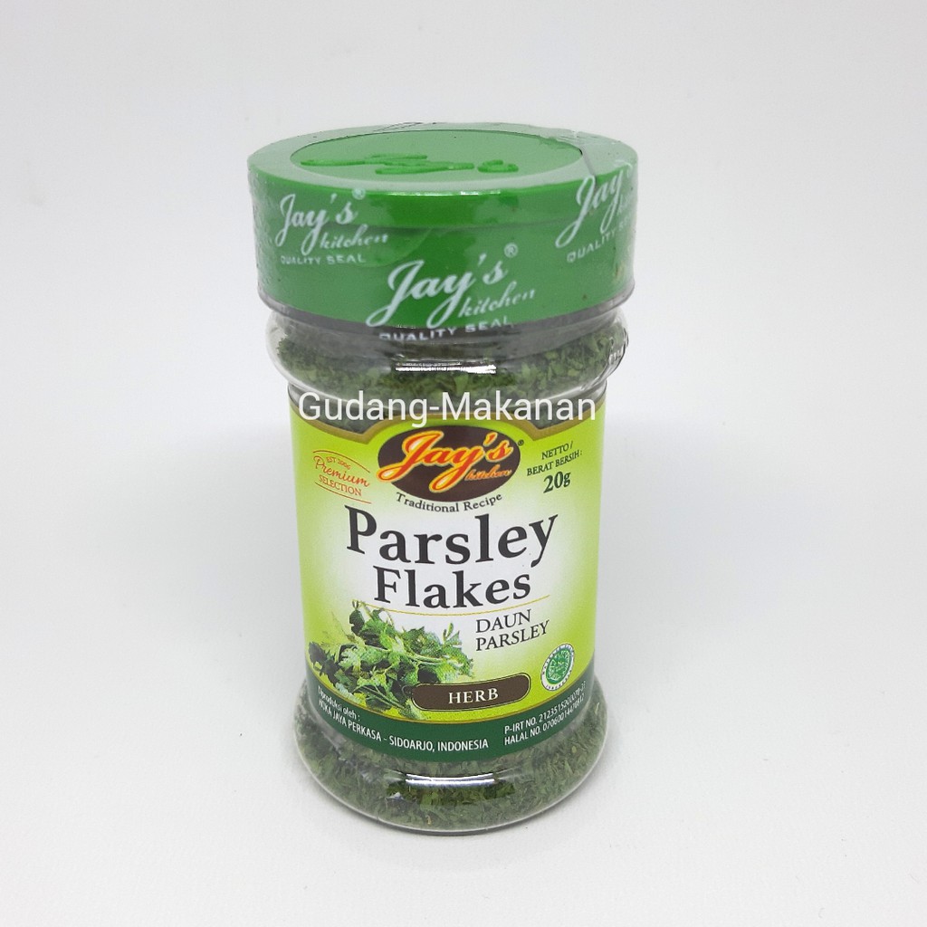 Jay's parsley flakes 20 gr/Jays daun parsley bubuk 20gr