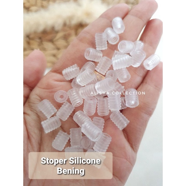 [Grosir 100pcs] Stopper Tali Masker Silicone | Stopper Tali Masker Silikon | Stoper Silicon