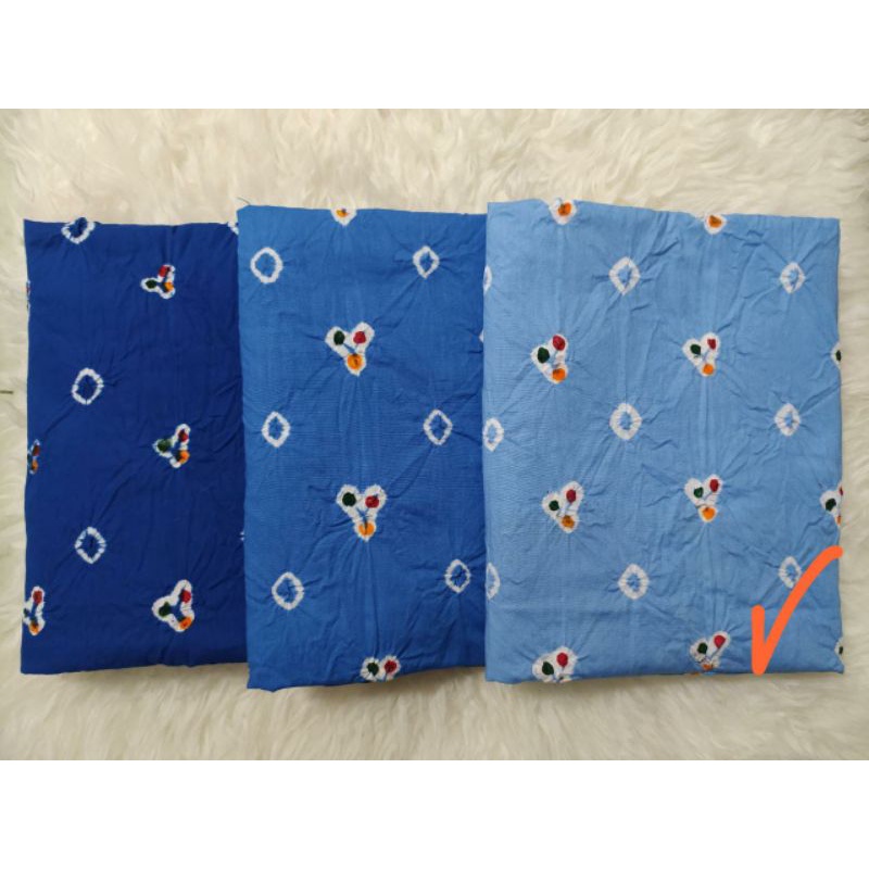 Jumputan Cengkehan Biru