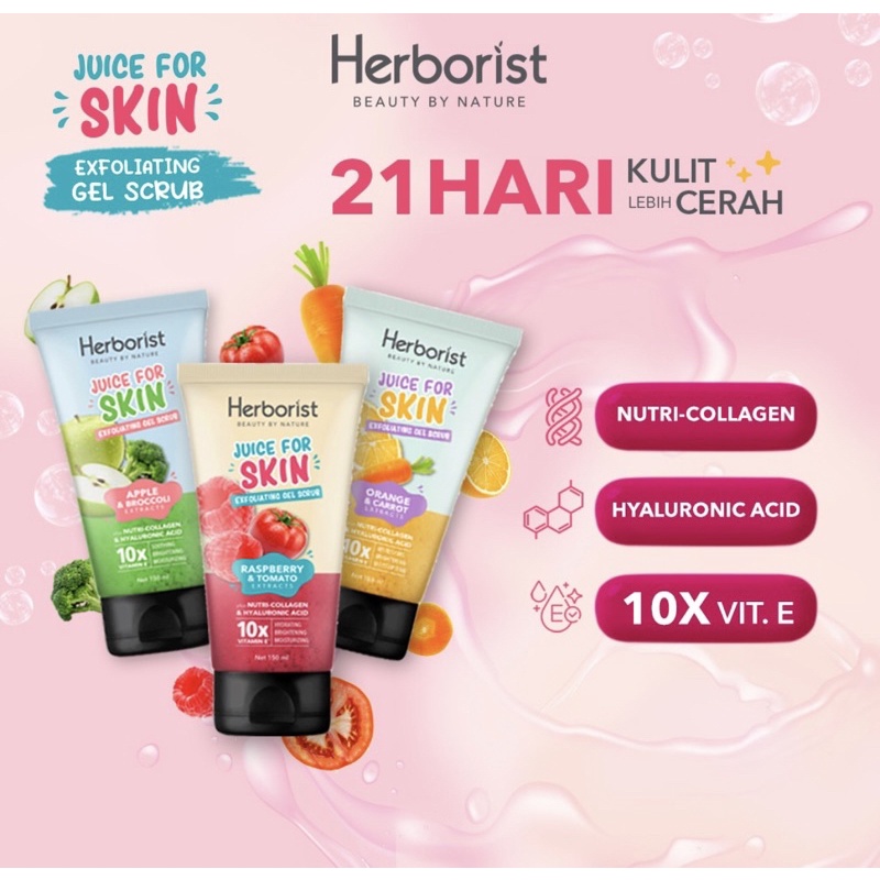 HERBORIST Juice For Skin Exfoliating Gel Scrub 150ml