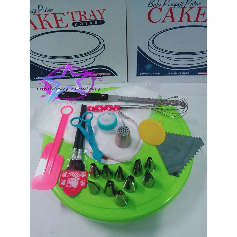 PROMO SET 34 DEKORASI KUE ULANG TAHUN / DEKORASI KUE PERNIKAHAN / DEKORASI KUE TART TERMURAH