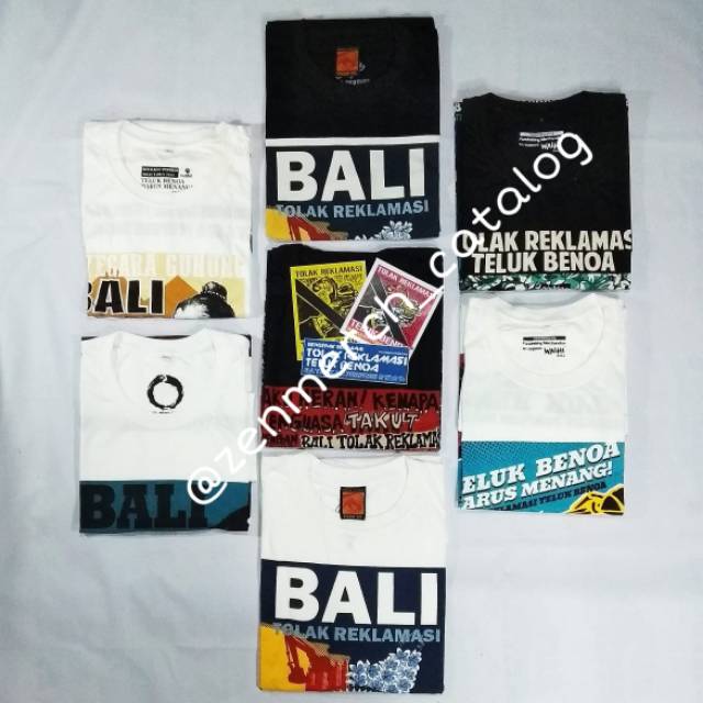 KAOS BTR ORIGINAL BALI TOLAK REKLAMASI