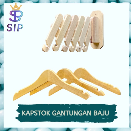 Top Rangking Kapstok Kayu Pinus Unik, Gantungan Baju Model Jadul 6 Cantolan