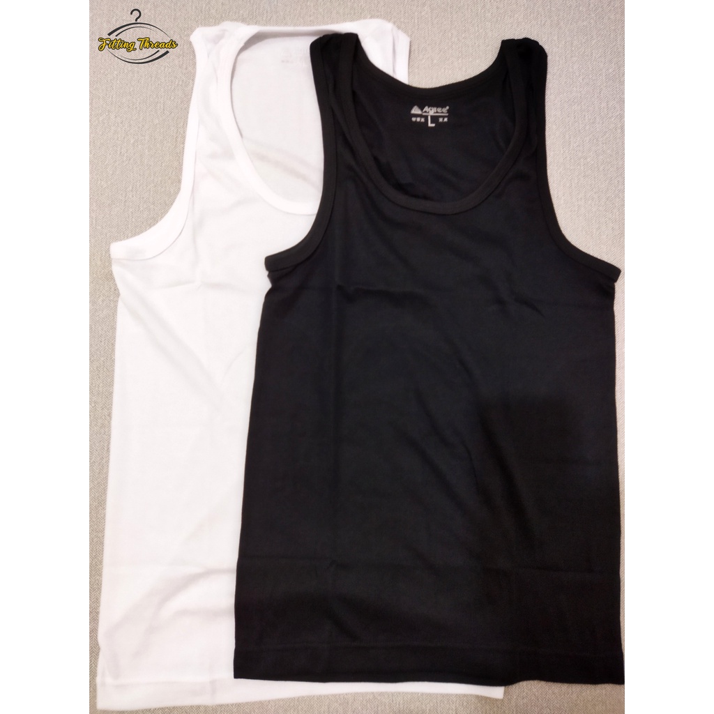 Singlet Pria Polos / Kaos Tanpa Lengan / Kaos Dalam Pria / Singlet Dewasa AGREE