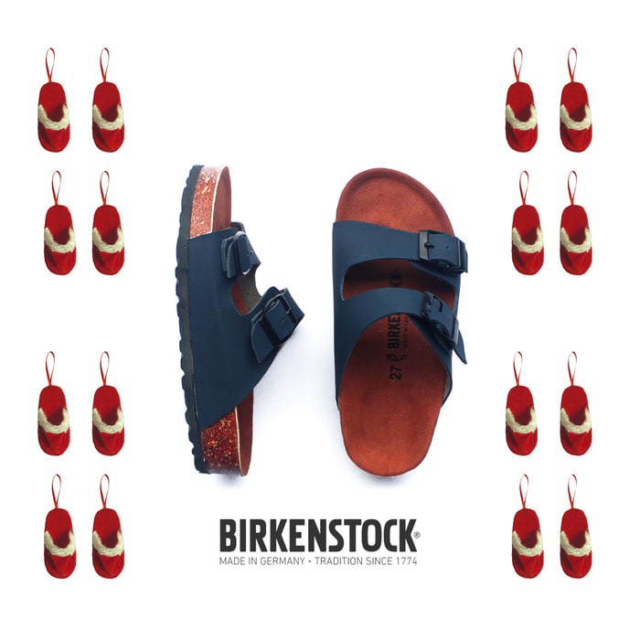 Sandal Birkenstock Anak Gesper 2 Navy (Arizona)