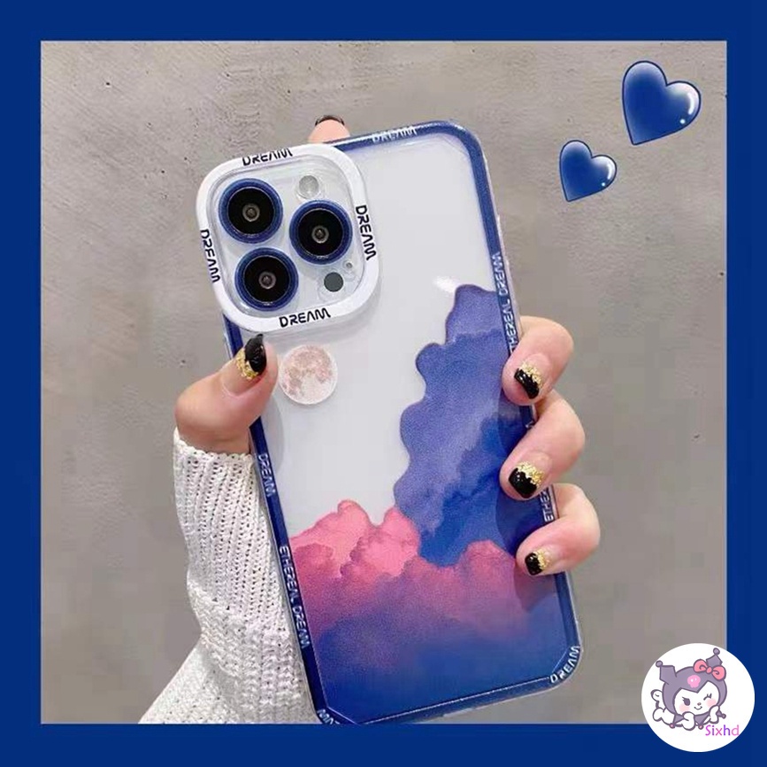 Redmi 12C 10C 10A 10 Redmi Note 12 11 11s 10s 10 9 8 7Pro 9T 9C 9A 9 A1 Xiaomi 11 Lite 12 11T 10T Poco F3 M3 M4 F3 X3 X4Pro Fashion Sunset Soft Lens Case Soft TPU Protective Cover