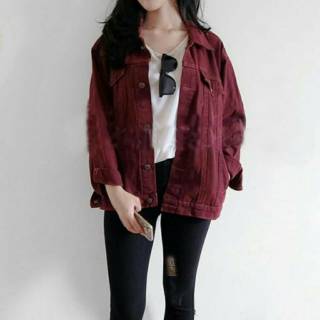 Jaket jeans denim levis warna wanita oversize Shopee Jaket jeans denim levis warna wanita oversize Shopee