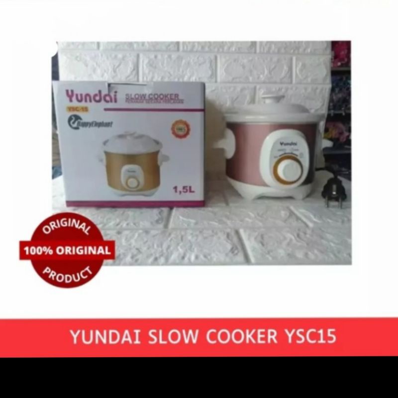 yundai slow cooker 1,5 l