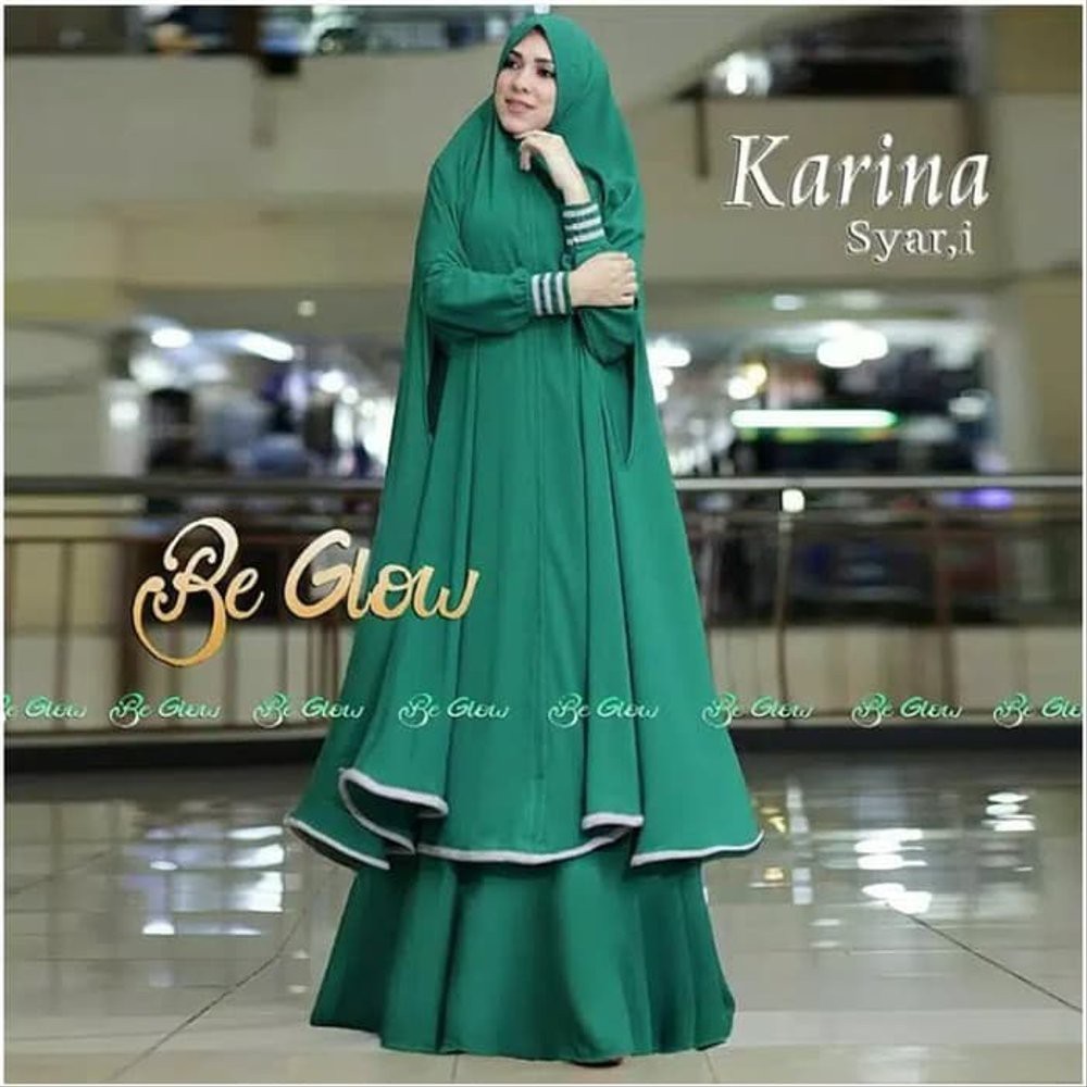 Terbaru Gamis Syari Wanita Fashion Muslim Muslimah Gaun Jubah Maxi Dress Hitam