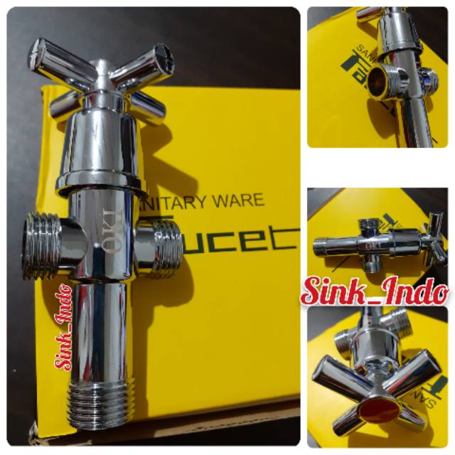 Stop Kran Shower Closed Atau Keran Shower T Murah atau Stop Kran T