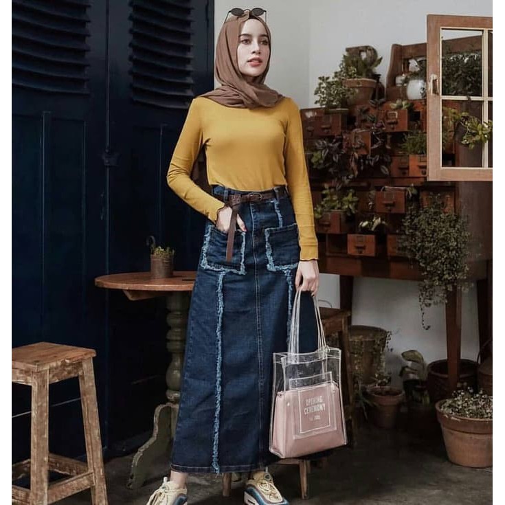 TERMURAH ROK MUSLIM FRISHA / ROK REMAJA / GROSIR BAJU HIJAB untuk kuliah pesta sekolah kantor