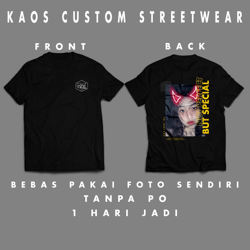 KAOS BUCIN MODEL STREETWEAR | VIRAL