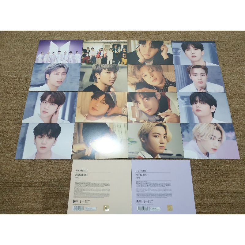 BTS Postcard The Best Official