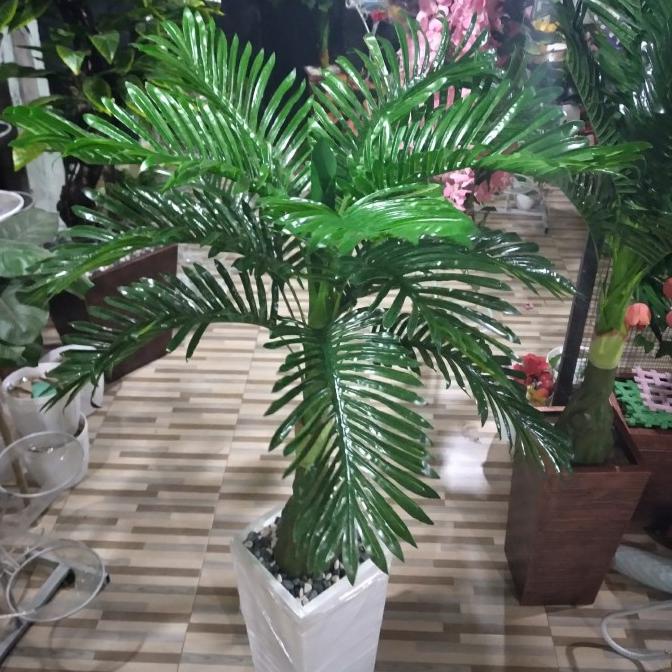 pohon palem artificial, pohin palem plastik, pohon plastik tinggi