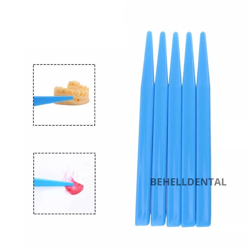 Dental spatula agate agata gic spatel mixing merk gc // adukan lem behel // alat pengaduk alginate gips gigi behel BEHELLDENTAL