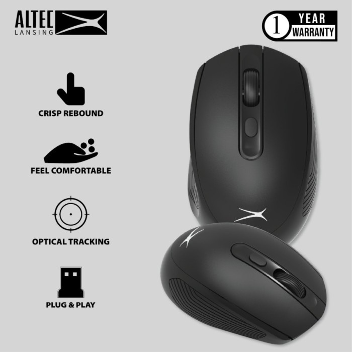 Mouse Altec Lansing Mouse Wireless ALBM-7222