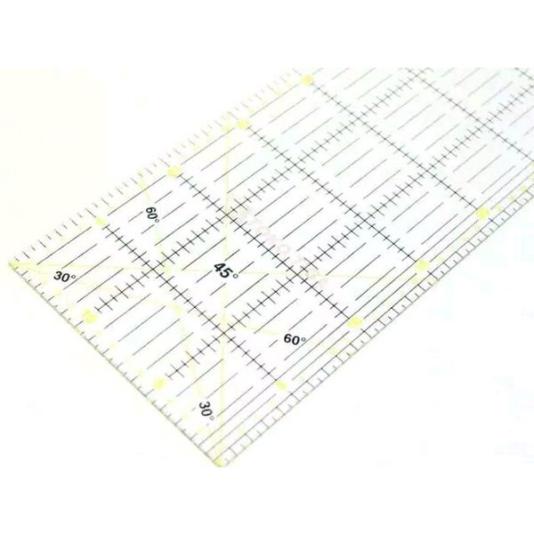 

Penggaris Jahit - Quilting Ruler AC 30 - Penggaris Pola - Penggaris Bahan 15 x 30 CM