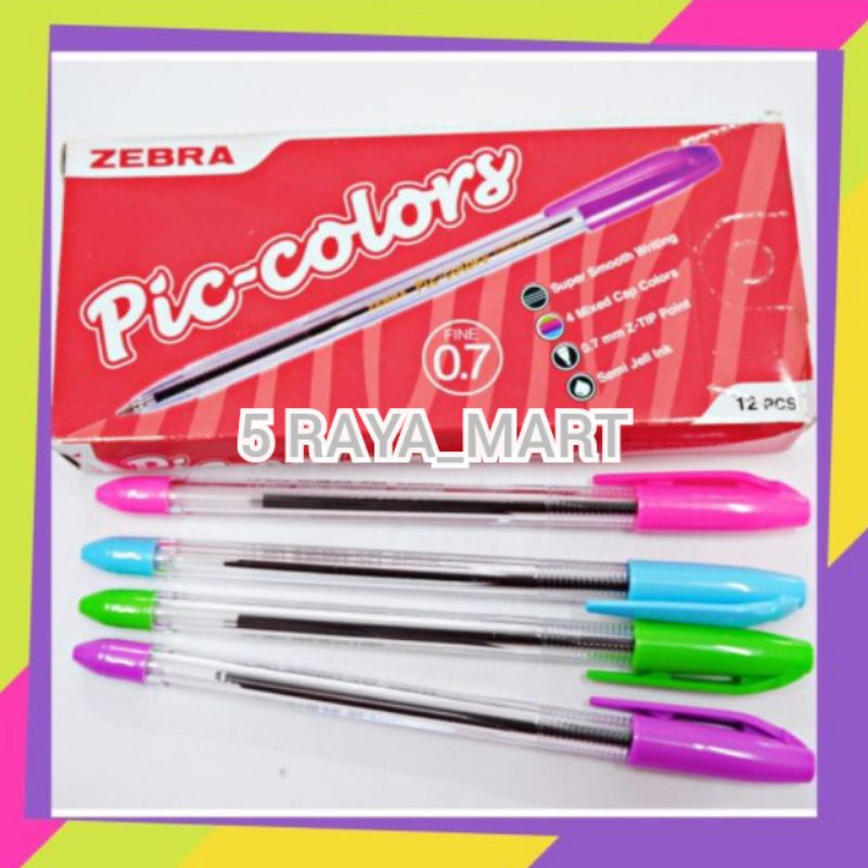 

PULPEN PIC COLORS SEMI GEL INK 0.7 mm