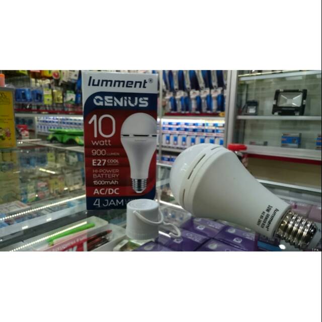 Lampu led emergency lumment genius 10 watt