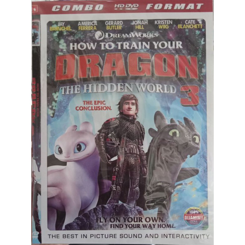 Kaset Film DVD animasi Dragon 3