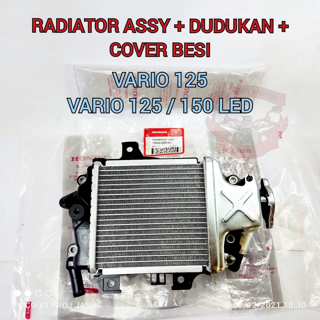 RADIATOR ASSY VARIO 125 TECHNO RADIATOR HONDA KZR RADIATOT VARIO 150 LED RADIATOR ORI VARIO 125
