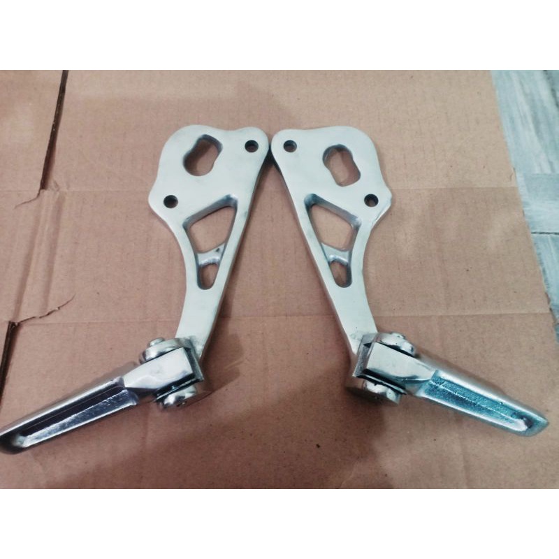 postep ninja,step non jumbo step belakang ninja r knalpot cobra