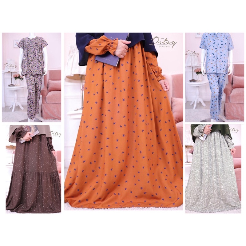 Ditsy Nightgown ayshill whale pajamas punto brown sunny ginger Jumbo Februari 2022