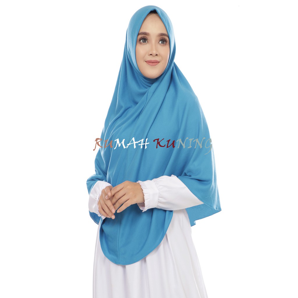 Jilbab Instan Jumbo Tanpa Pet Najwa Bahan Kaos