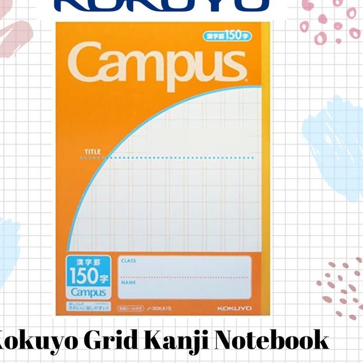 

Original Kokuyo Campus Grid Kanji Notebook / Buku Tulis Kotak kotak
