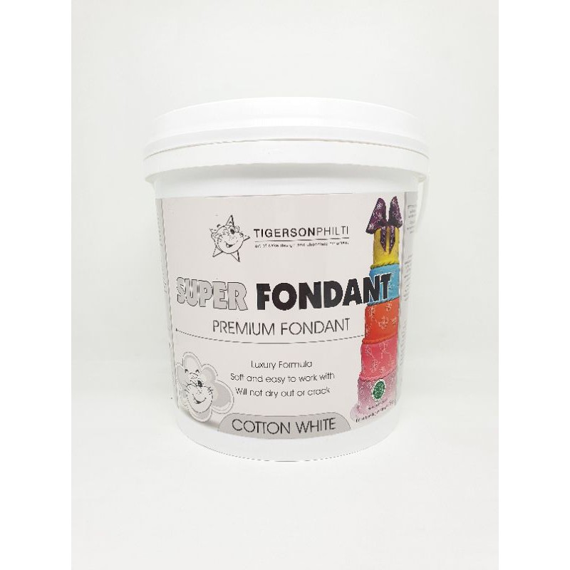 

Tigerson Super Fondant Cotton White 5kg