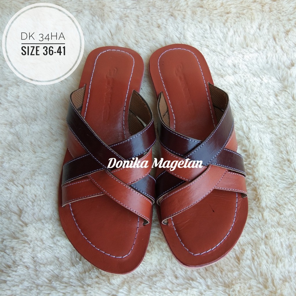 SANDAL KULIT WANITA (SANDAL MAGETAN)