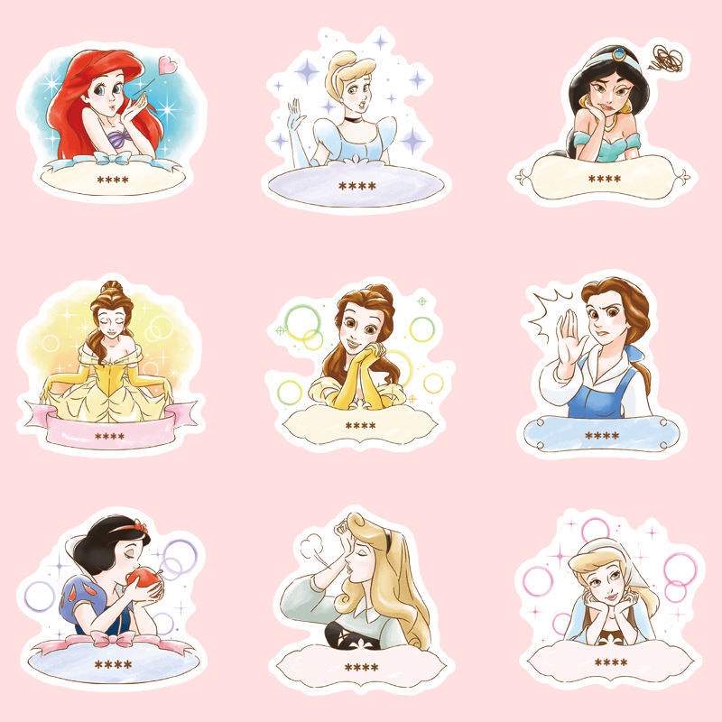 40 buah Putri Mengemudi stiker in gadis jantung bahan dekorasi notebook Jurnal stiker koper stiker c