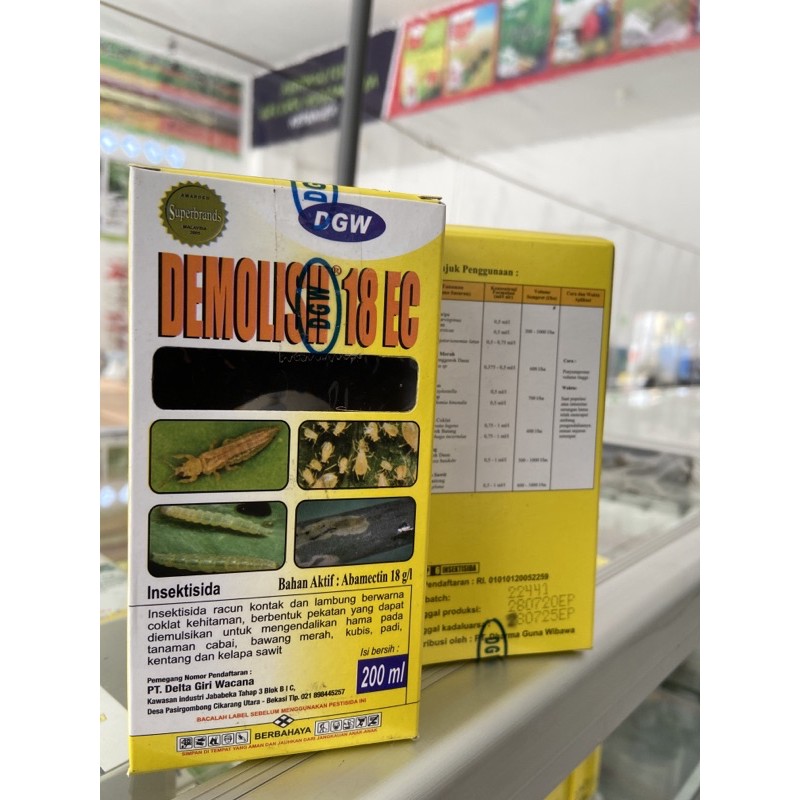 Demolish 18EC 200ml Insektisida Obat Hama Kutu Tanaman