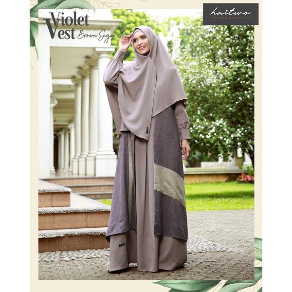 HAIHAI ORIGINAL GM 90 BROWN SUGAR HAZE PINK WARM ROSE HAIHAI GM 90 GAMIS DEWASA FASHION MUSLIM 2020