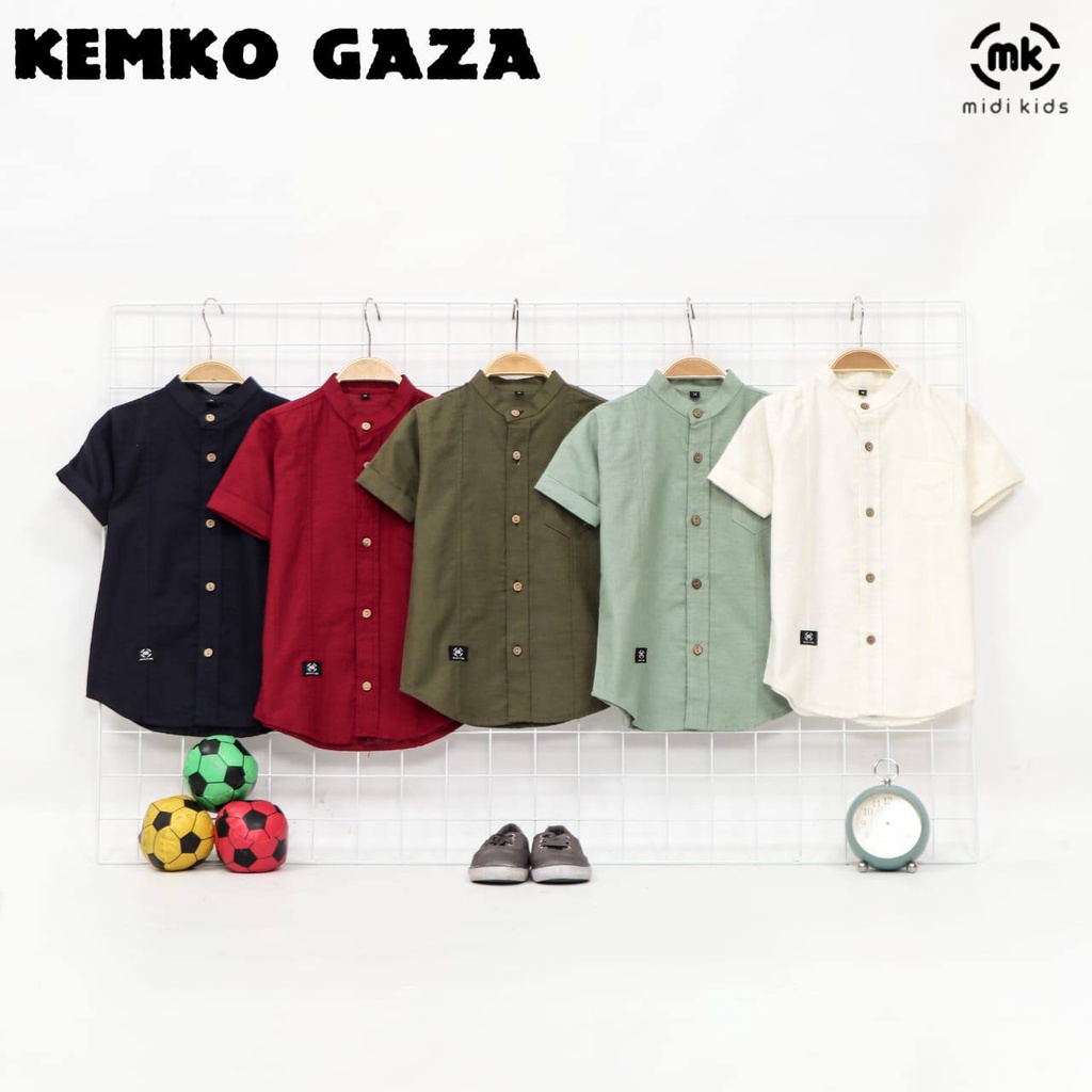 Kemeja Anak Kemko Gaza By Midikids