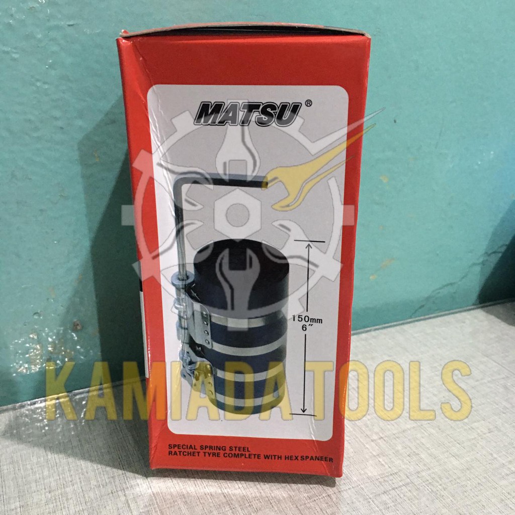 Alat Press Ring Piston Matsu 6 Inci/Matsu Piston Ring Compressor 6 Inch
