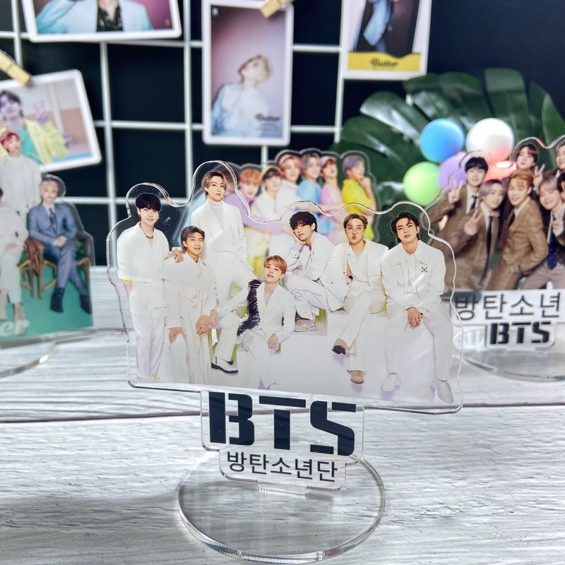 2021 KPOP BTS Standee Butter Festa Mini Bahan Akrilik Untuk Dekorasi Meja