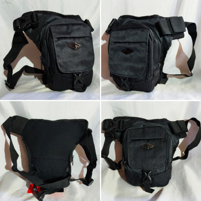 Tas paha - pinggang - selempang - hip bag - Blasted 43BL75 - 44BL13 - 44BL07 original black grey