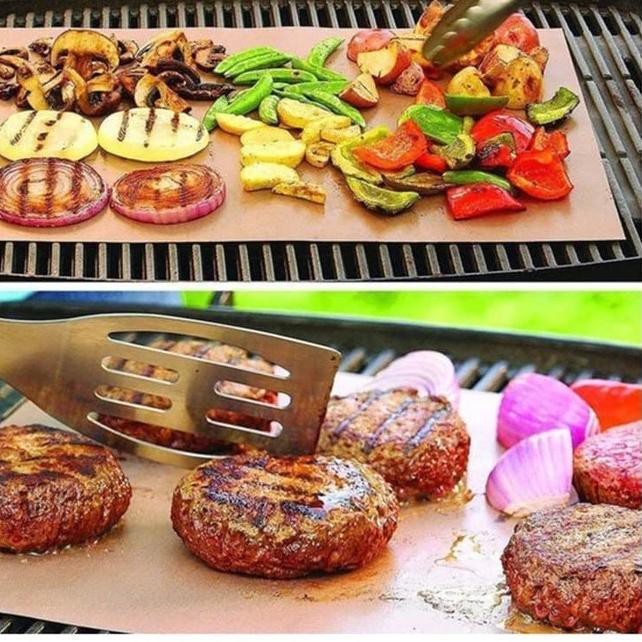 VTM Barbeque Grill Mats Alas kertas Pemanggang BBQ ➥ ✥