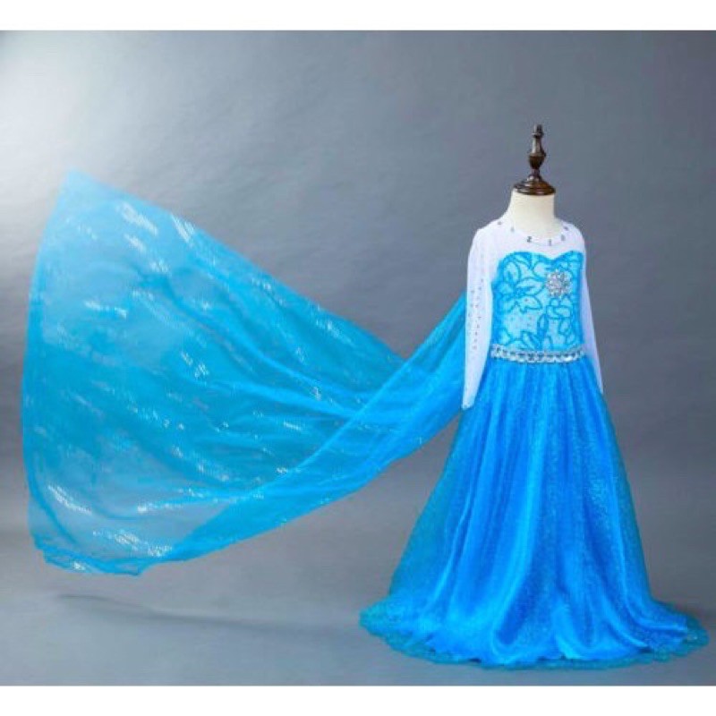 Dress Frozen Elsa Gaun Elsa