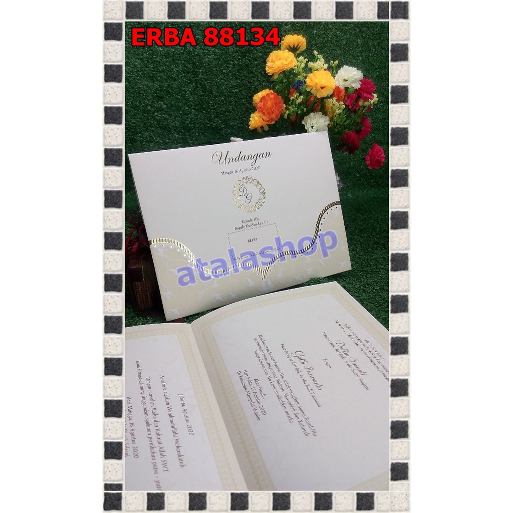 Blangko undangan Erba 88134