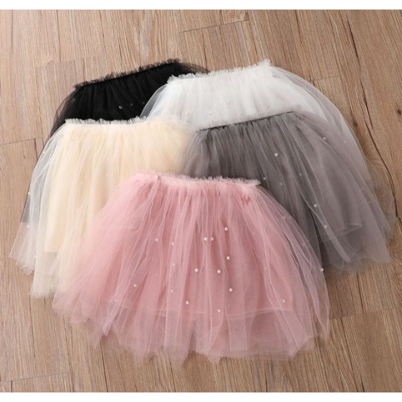 Rok Tutu Mutiara Import
