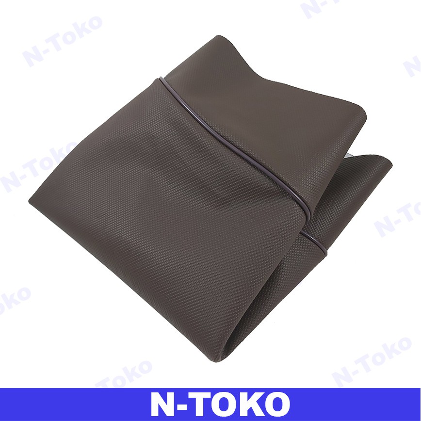 Jok Bungkus Sarung Kulit Coklat Motor Scoopy