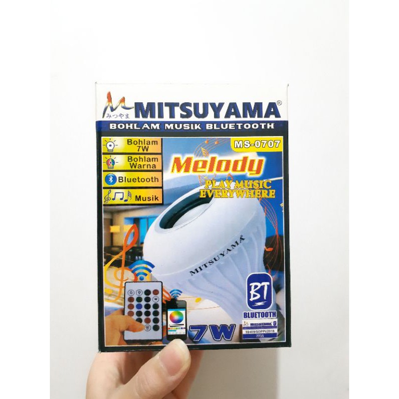 Led Music Bulb / Lampu Musik Speaker RGB