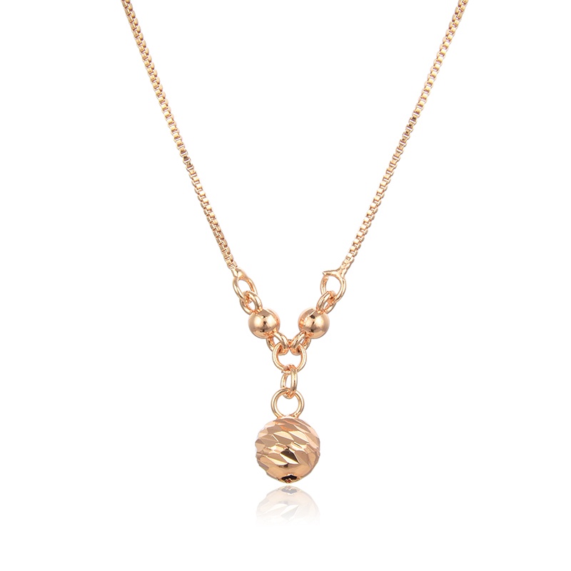 Hyl Jewelry Kalung Titaniun Wanita Permata Perhiasan aksesoris perak Lapis Alloy Emas Muda Love Karat Silver Asli Panjang Muda Dan Anti Luntur-9