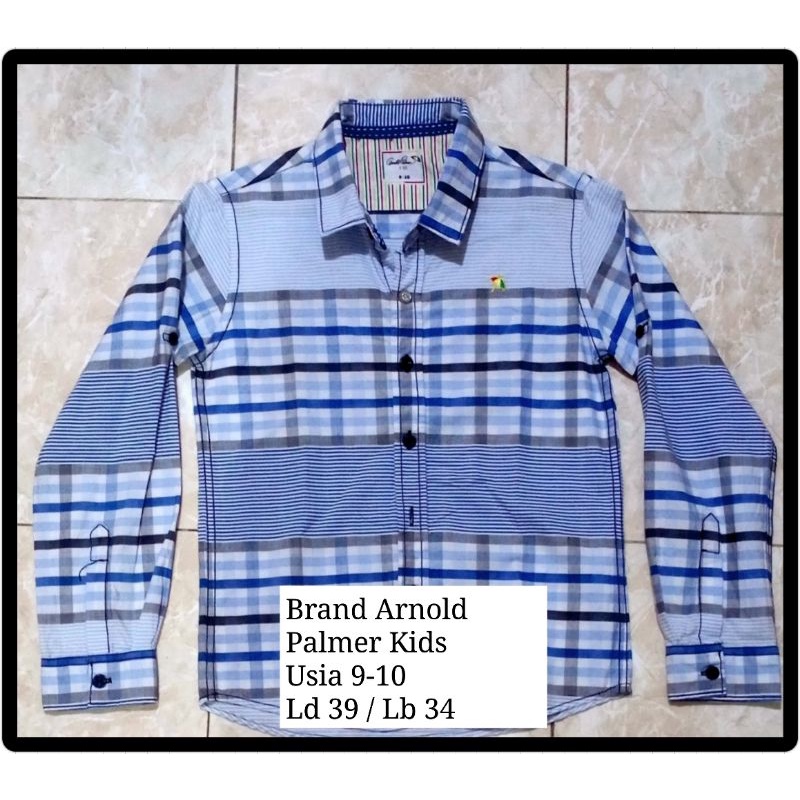 Preloved kemeja anak laki laki/kemeja bekas arnold palmer