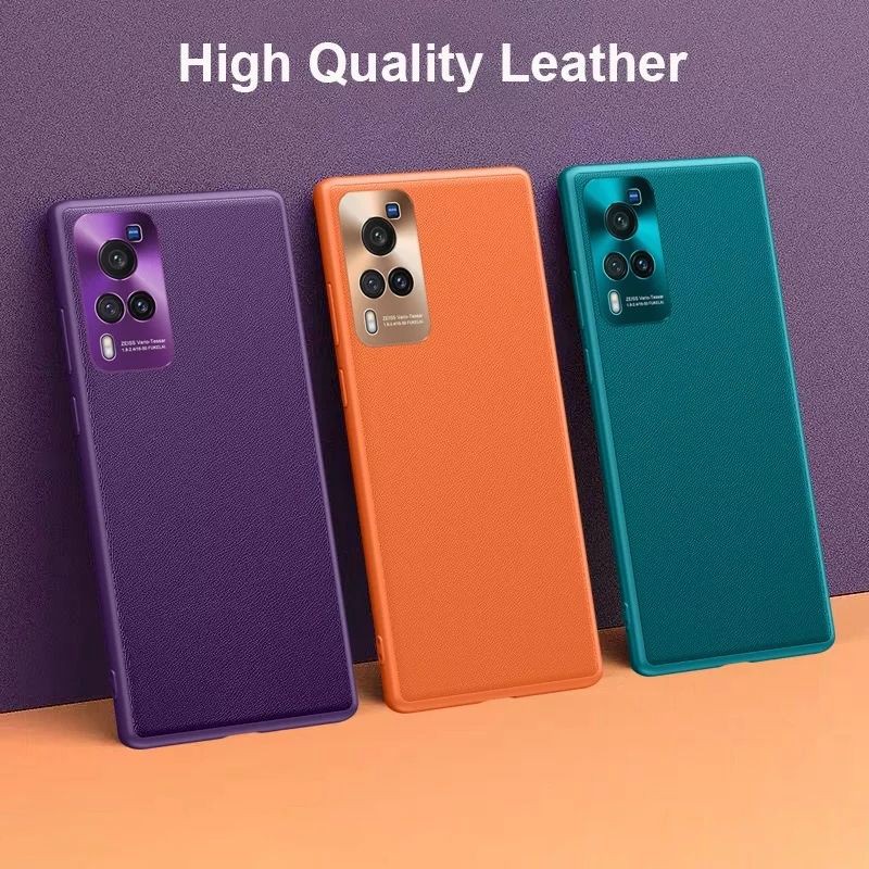 VEGAN LEATHER CASE CASING VIVO X60 / X 60 PRO / X60 PRO