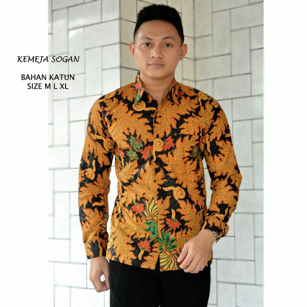 Kemeja Batik Sogan Pria